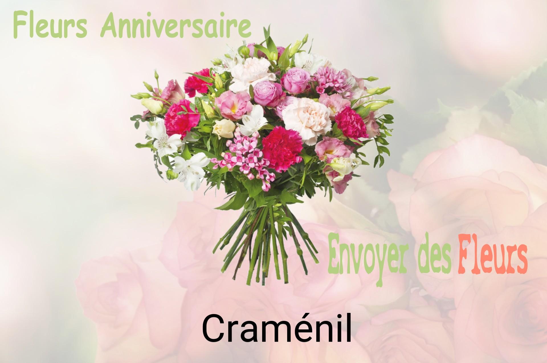 Bouquet de fleurs d’anniversaire livré à Craménil